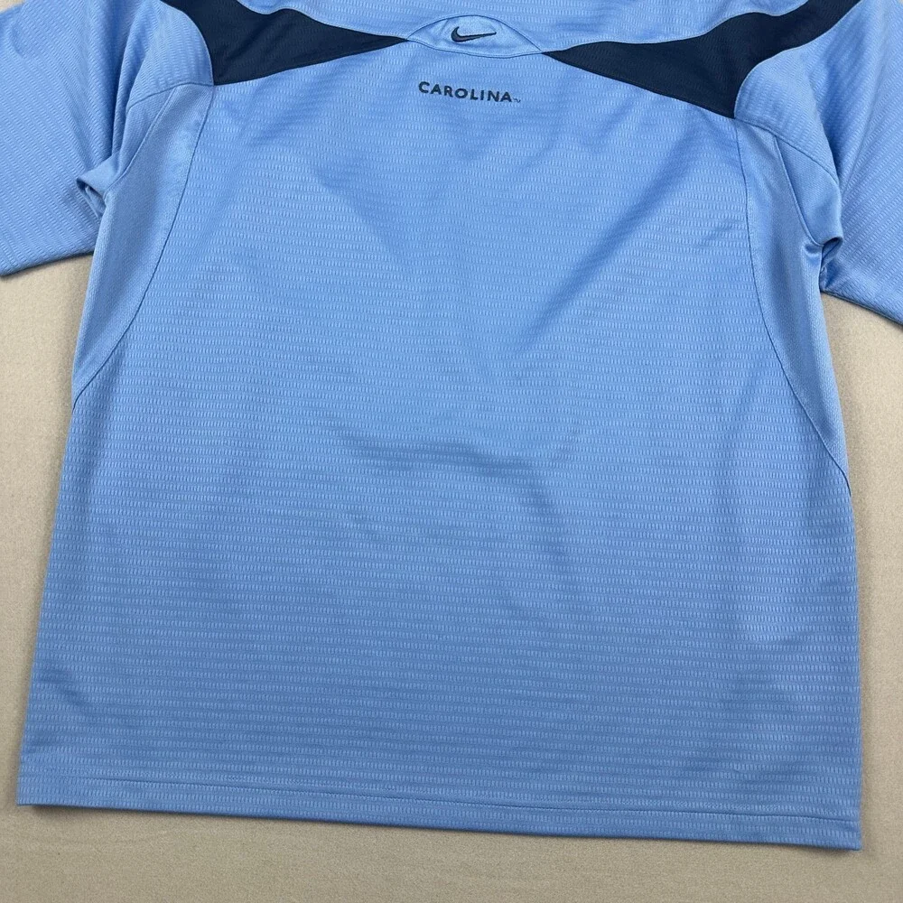 Vintage North Carolina Tar Heels Shirt Men Large Blue Nike Football 90s L